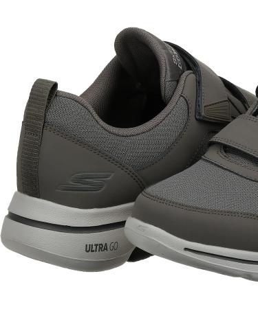 Skechers Men's GoWalk Athletic Walking Shoes | Two Strap Sneakers | X-Wide Khaki | Air-Cooled Foam Technology - Buy Online on GoSupps.com