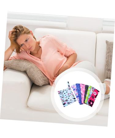 Washable Bamboo Carbon Fiber Period Pads Set for Women - Reusable Menstrual Napkins for Nursing and Postpartum Care - Buy Online on GoSupps.com