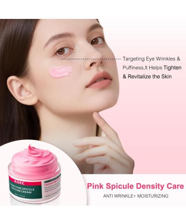 Anti-wrinkle cream -Cyano Pink Spicule Cream for under eyes skin Dark Circles Fine Lines Puffiness&Eye Bags Cream with Calcium&Vitamin B12 for Glass Skin Hydrating Firming Smoothing 1.76 fl. oz - Buy Online on GoSupps.com
