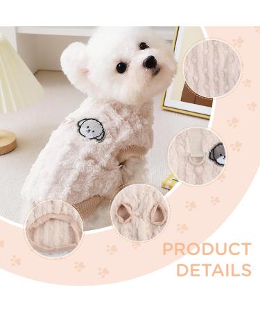 Warm Khaki Dog Sweater for Small & Medium Dogs | Cozy Winter Dog & Cat Clothing | International Shipping - Buy Online on GoSupps.com