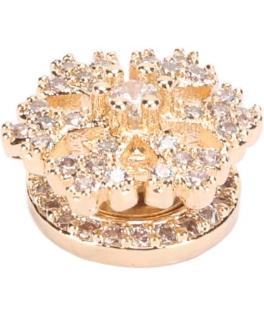 Merry Xmas Elegant Snowflake Nail Decoration for Home Salon Rotatable 3D Christmas Nail Art Decor with Zircon Material - Buy Online on GoSupps.com