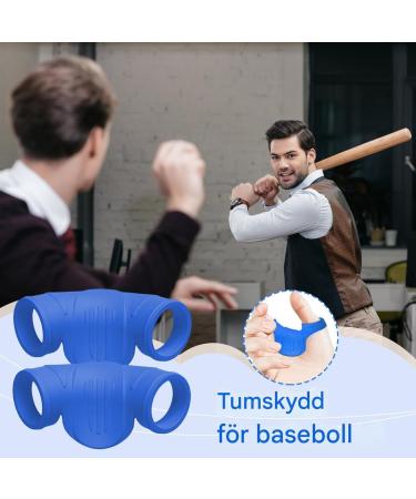 Fingerthumb protector Inch Protector for BaseballSweat Repellent NonSlip Ergonomic Knuckle Protection for Football Tennis Basketball Blue - Buy Online on GoSupps.com