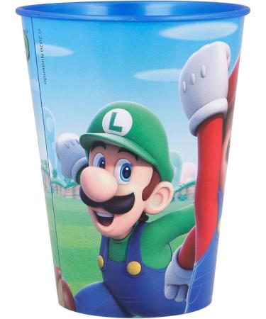 Reusable Kids Cup 260ml - BPA-Free Plastic | Super Mario - Eco-Friendly & Safe 1 Unit - Buy Online on GoSupps.com