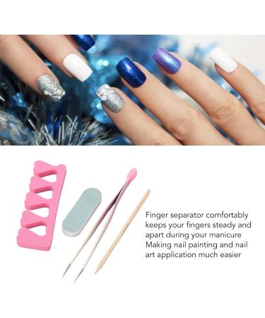 Straight Nail Tweezers Effective Grinding Bar Manicure Pliers Clippers with Finger Separator for Professional Household - Buy Online on GoSupps.com