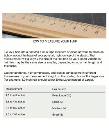 Jissy Leather Hair Ties - Chestnut/Marron - Small Size - Glossy Brown Snaps | Ponytail Holder for Men and Women - Buy Online on GoSupps.com