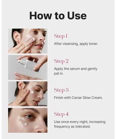 Delere Caviar Glow Smoothing Serum | Caviar Collagen with Niacinamide and Retinol for Face | Korean Serum for Glowing Skin and Radiant Glass Skin 1.7oz - Buy Online on GoSupps.com