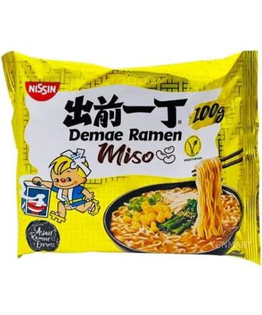 Nissin Demae Ramen Instant Ramen Noodles - Miso Flavour 100g (Pack of 30) by CNMART - Buy Online on GoSupps.com