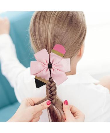 Bows for Girls - Non-slip Hair Clips for Girls | Hairpins with Sturdy Grosgrain Ribbon Bows Toddler Hair Clips Bows for Girls Pink - Buy Online on GoSupps.com
