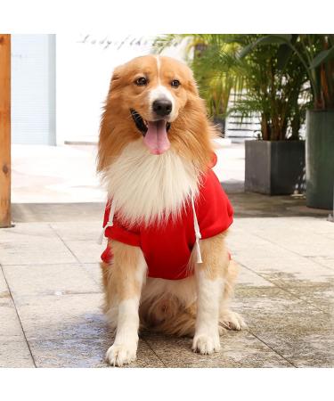 Waterproof Winter Dog Coat | Warm Jacket & Hoodie for Puppies & Small Dogs | Fleece Pet Clothing - 1107debka-red - Buy Online on GoSupps.com