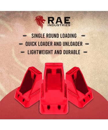 RAEIND Universal Speedloader for 9mm Double Stack Handguns - Red - Buy Online on GoSupps.com