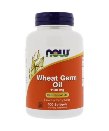 NOW Foods Wheat Germ Oil 20 Minum 100 Sgels (Pack of 3)