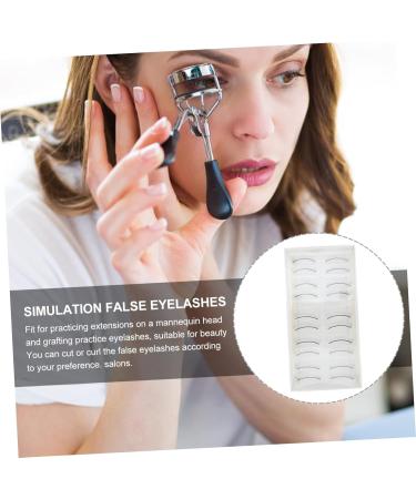 POPETPOP 10 Pairs Grafting Eyelashes Training Extensions Eyelash Practice Lashes Practice False Lash Practice Eyelashes Natural Eyelash Training Eyelash Strips Fiber Supplies - Buy Online on GoSupps.com