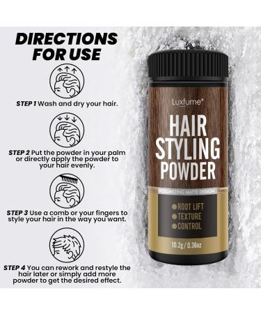 Hair Styling Powder for Volume | 3-in-1 Dry Shampoo & Texture Powder for Men | Natural Look & Extreme Oil Control - Buy Online on GoSupps.com