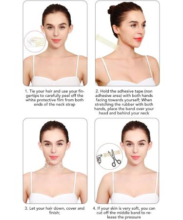 Neck Lift Tape Selfadhesive Neck Lift Tape Improves Sagging Skin for Stage Shows - Buy Online on GoSupps.com