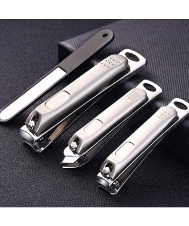 UNbit Nail Clipper Adult Nail Clippers/Stainless Steel Black Nail Clippers 81mm Stainless Steel High-end Nail Tool Scissors Finger Knife - Buy Online on GoSupps.com