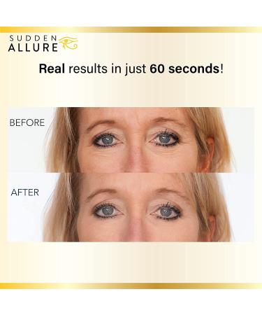 Sudden Allure Instant Face Lift Serum - Erase Under Eye Bags & Wrinkles in 60 Seconds | Firming Face & Eye Serum Lotion Made in USA | 10 ml (0.33 oz) - Buy Online on GoSupps.com