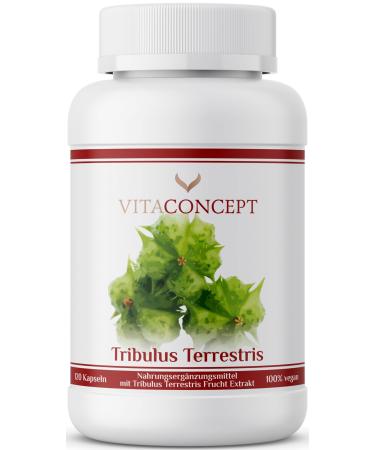 Vitaconcept I Tribulus Terrestris |1000 mg per capsule |120 capsules |The original from Earthburzeldorn |Laboratory test |For men and women |High dose |Made in Germany - Buy Online on GoSupps.com
