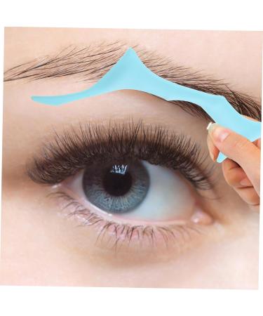 NOLITOY Eyebrow Shaper Brow Stencil Eyebrow Guide Template Auxiliary Constant Temperature Supplies 17.3x5.9cm Blue - Buy Online on GoSupps.com
