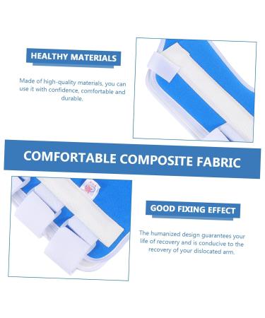 FRCOLOR Humerus Fixation Strap - Shoulder Brace for Men & Women | Arm Splint & Rest Support - 32x15x2cm Blue & White - Buy Online on GoSupps.com