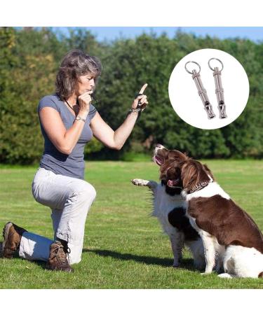 Buy Gheart Ultrasonic Dog Whistle - Adjustable Frequency Training Tool | Professional Silent Dog Whistle with Lanyard - 2 Pack for Effective Dog Training - Buy Online on GoSupps.com