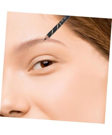 TOVINANNA 8 Pcs Two-in-one Eyebrow Pencil Eyebrow Makeup Tools Black Eyeliner Comb Cosmetic Wooden Brush Woman - Buy Online on GoSupps.com
