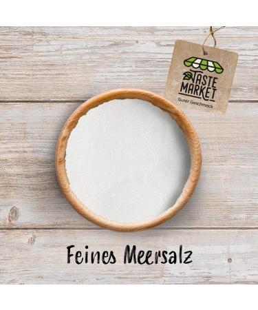  TASTE Guter Geschmack 5 kg of fine sea salt | Greek sea salt | for the salt shaker | 100% natural - Buy Online on GoSupps.com