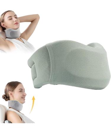 Recovist neck support cervicorrect neck support for sleep apnea anti-snoring chin support neck support for sleeping soft foam (green l) green large