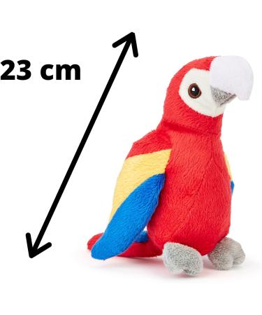 Zappi Co 100% Recycled Parrot Plush Toy (13-15cm) - Soft Cuddly Toy for Newborns, Realistic Design - TikTok Featured - Buy Online on GoSupps.com