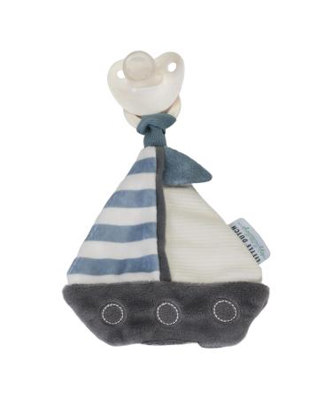 Little Dutch 8618 Cuddle Cloth Pacifier Cloth Sailors Bay White & Blue