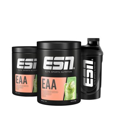 ESN EAA 2x 500g + ESN Shaker Green Apple