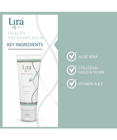 Lira Clinical HEALTH Recovery Balm - Ultra-Hydrating Post-Treatment Balm with Aloe Vera Vitamins A & E for Normal Sensitive Dry Skin - 1 fl oz - Buy Online on GoSupps.com