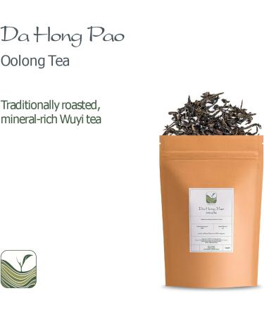 Da Hong Pao Oolong Tea 100g - Classic Wuyi Rock Wu Long Tea - Big Red Robe - Buy Online on GoSupps.com