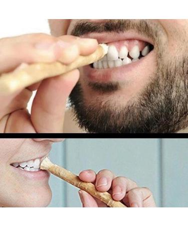 Stick Natural Chewable Toothbrush Sticks for Tooth Cleaning Effective Traditional Stick from Middle East for Tooth Stain Removal 2pcs - Buy Online on GoSupps.com