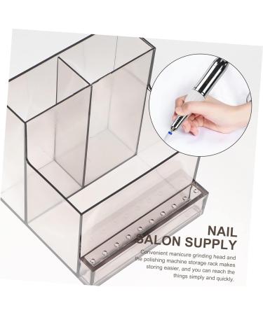 POPETPOP 5 pcs storage rack grinding head storage rack manicure tools holder bit holder Nail Drill Bit drill bit case Cosmetic Display drill bits holder portable Accessories plastic 10.3x9.7cmx5pcs Blackx5pcs - Buy Online on GoSupps.com