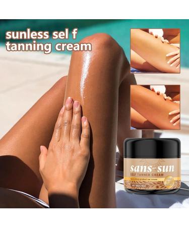 GkgWuxf Selftanning Lotion 50g Selftanner Bronzing and Moisturizing Lotion for Women and Men for Indoor and Outdoor Use during Summer and Holidays - Buy Online on GoSupps.com