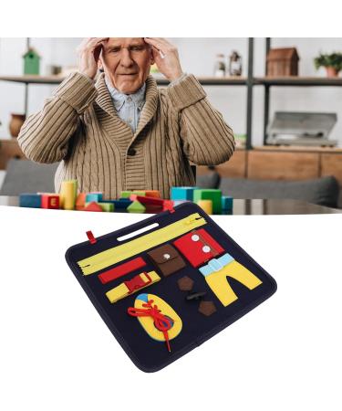 Fidget Blanket Sensory Pad Memory Loss Dementia Alzheimers Sensory Toys with Activities for Alzheimer Patients Elderly Anxiety Relief Autistic Therapy Aid Mat for Memory Loss - Buy Online on GoSupps.com