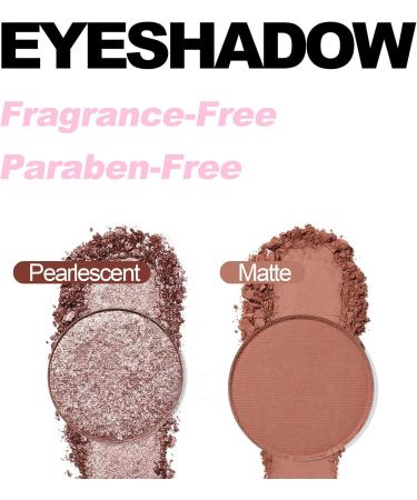 LXZJJM 12-Color Matte Eyeshadow Palette for Artistic Makeup and Parties - Smooth Creamy Formula Easy to Apply and Remove - Neutral Tones 82.5 g/2.91 oz. (02#) - Buy Online on GoSupps.com