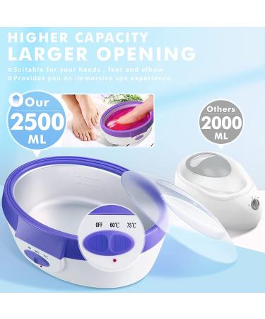 Ejiubas Paraffin Wax Machine - Quick Heating Moisturizing Kit with 2.2 lb Wax, Mitts & Gloves for Hands & Feet - Buy Online on GoSupps.com