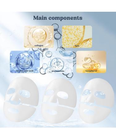 Shop Skaind Collagen Glow Mask & Revorie Deep Face Masks - Korean Anti-Wrinkle Hydrating Overnight Treatment (8/10 Packs) | International Shipping - Buy Online on GoSupps.com