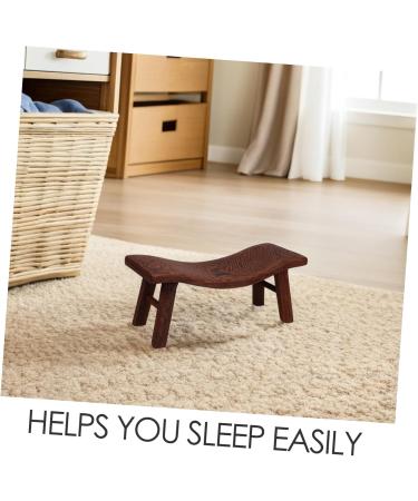  LRXIYODE Ergonomic Neck Pillow with Cooling Wood Comfortable Breathable for Sauna Spa Daily Use in Environments - Buy Online on GoSupps.com