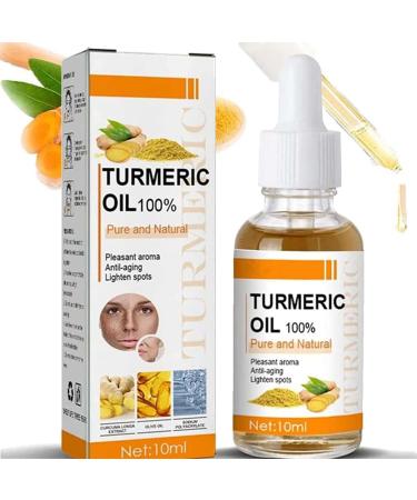 Turmeric Oil Facial Serum - Diminish Spots Illuminate Moisturize. Improves Skin Tone. For all Skin Types (10ML)