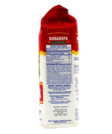 Premium Donarepa Precooked White Corn Meal 35.3oz - Authentic Latin American Flavor - Buy Online on GoSupps.com