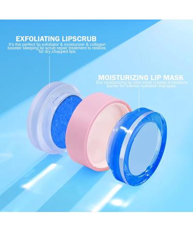 Kukubird Overnight Hydrating Lip Mask and Exfoliating Scrub - Blueberry for Chapped Lips - Buy Online on GoSupps.com