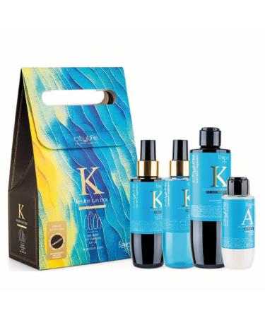 Faipa Citylife Keratin Sun Box With Sun Oil, After Sun Regenerating Shampoo, Salt Water Lotion, In Homage Mild Soap Protect Your Hair In Summer From Salt And Sun