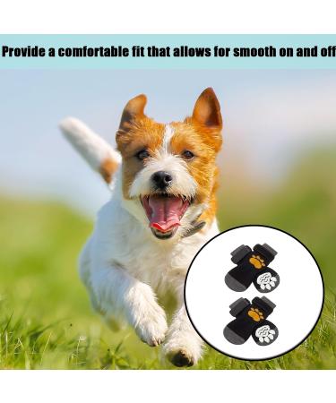 4 PCS Double Anti Slip Dog Socks Anti Slip Dog Socks Paws Stop Licking Dog Cat Paw Protectors with Bottom and Adjustable Straps Dog Claw Socks Non Skid Paw Protector Dog Boots Dog Claw Socks - Buy Online on GoSupps.com