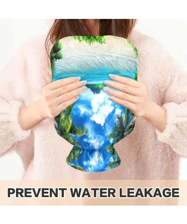 Shop Naanle Tropical Palm Hot Water Bottle 2L - Relief for Menstrual Cramps & Pain Heat & Cold Therapy | International Shipping Available - Buy Online on GoSupps.com