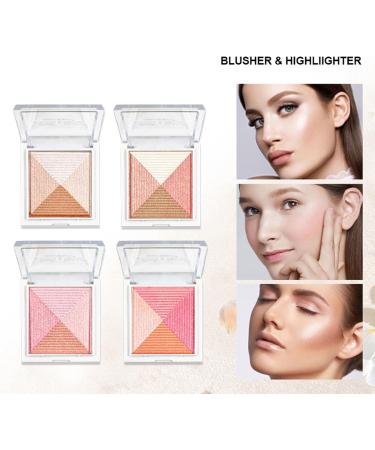 High Gloss Blush eyeshadow Palette 4 color Pearl Eyeshadow Glitter Eyeshadow makeup eye glitter Eyeshadow makeup (04) - Buy Online on GoSupps.com