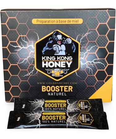 King Kong Honey: Boost your vitality and energy! Made in France. Pack of 3-6 - 9 Sticks (9 SACHETS)