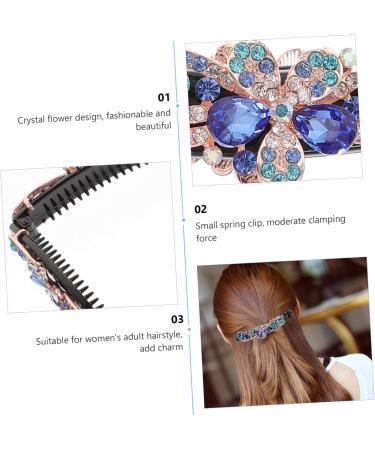 TOVINANNA grace vertical clip Korean version small banana clip girl hair clip hair accessories aldult the flowers women hair clip rhinestone clips for hair flowers - Buy Online on GoSupps.com