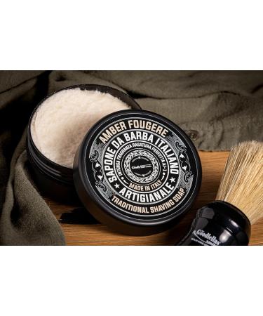THE GOODFELLAS SMILE Loop Traditional Shaving Soap - Made in Italy 100g | Premium Shaving Essentials for Men - Buy Online on GoSupps.com